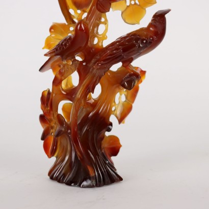 Escultura china de cornalina