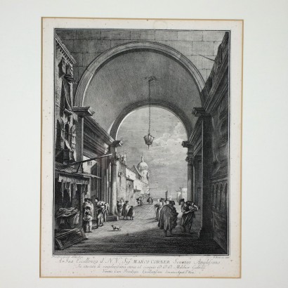 F. Ricci Radierung Italien 1780