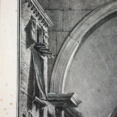 Gravure de Filippo Ricci Italie 1780