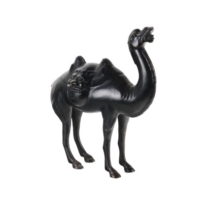 Camello de bronce chino
