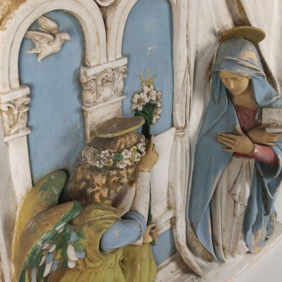 Annunciazione in Terracotta Dipinta