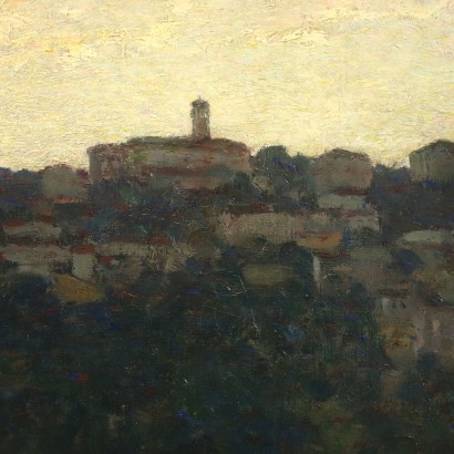 Giorgio Belloni Oil on Canvas Italy XX Century