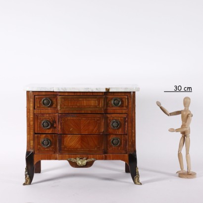 In Scale Chest of Drawers Wood France XX Century