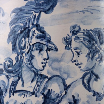 Paire de Vases G. Mazzoti Céramique Italie XX Siècle