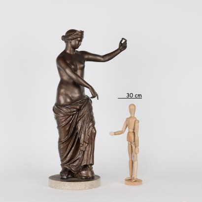 Aphrodite Sculpture Bronze Italie XX Siècle