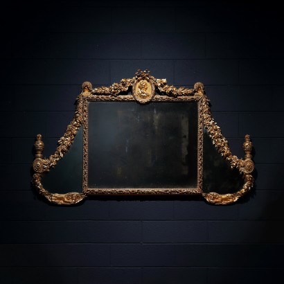 antique, mirror, antique mirror, antique mirror, antique Italian mirror, antique mirror, neoclassical mirror, mirror of the 19th century - antiques, frame, antique frame, antique frame, antique Italian frame, antique frame, neoclassical frame, 19th century frame, Neoclassical fireplace