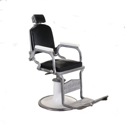 Fauteuil de Barbier Aluminium Italie Années 1960