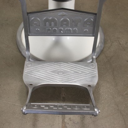 Fauteuil de Barbier Aluminium Italie Années 1960