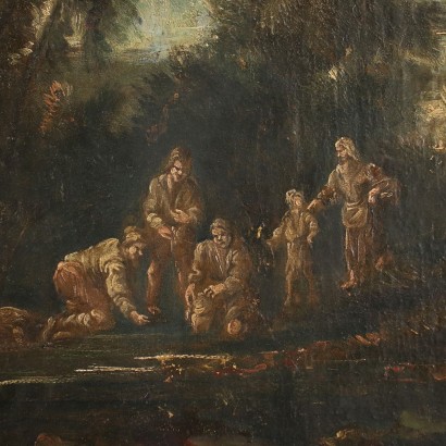 Oil on Canvas Landscape XVII-XVIII Century