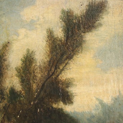 Oil on Canvas Landscape XVII-XVIII Century