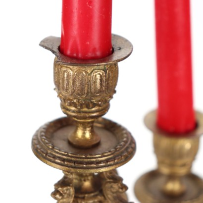 antiguo, candelabro, candelabro antiguo, candelabro antiguo, candelabro italiano antiguo, candelabro antiguo, candelabro neoclásico, candelabro del siglo XIX, Par de candelabros