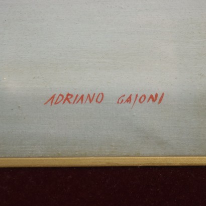 A. Gajoni Oil on Canvas Italy XX Century