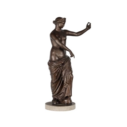 Aphrodite Sculpture Bronze Italie XX Siècle