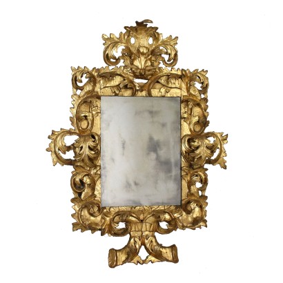 Miroir Baroque Verre Italie XVII-XVIII Siècle