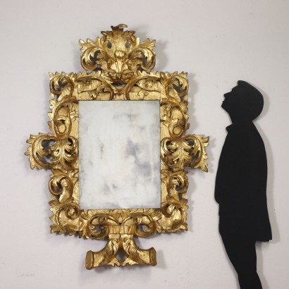 Miroir Baroque Verre Italie XVII-XVIII Siècle