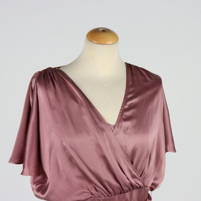 Intropia Dress Silk Size 14 Spain