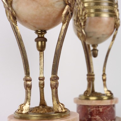 Pair of Vases Marble Italy XIX-XX Century