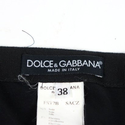 Dolce E Gabbana Skirt Silk Size 12 Italy