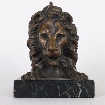 Lion Bronze Italie XX Siècle