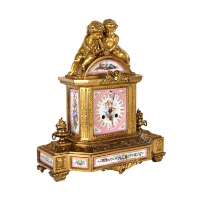 antiquariato, orologio, antiquariato orologio, orologio antico, orologio antico italiano, orologio di antiquariato, orologio neoclassico, orologio del 800, orologio a pendolo, orologio da parete,Orologio da Tavolo
