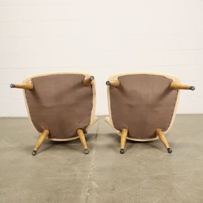 Paar Sessel Holz Italien 1950er-1960er
