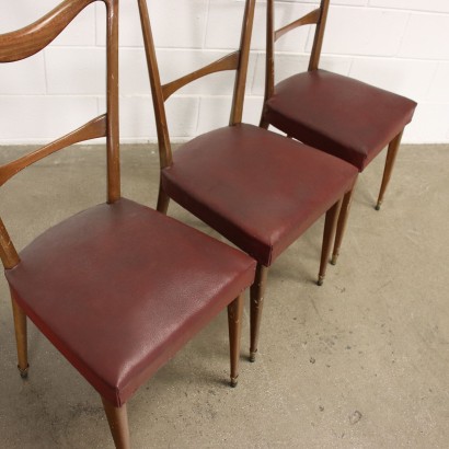 modern antiques, modern design antiques, chair, modern antique chair, modern antiques chair, Italian chair, vintage chair, 60s chair, 60s design chair, Group of 6 chairs, 50s chairs