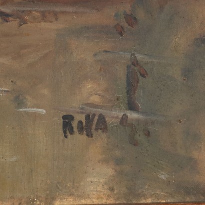 arte, arte italiano, pintura italiana del siglo XX, Giovanni Riva, Vistazo veneciano, Giovanni Riva