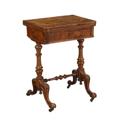 Victorian Game Table Mahogany XIX Century