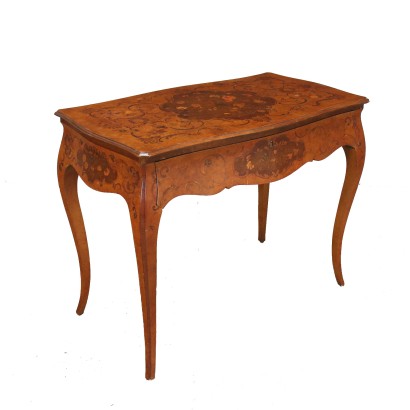 antiquariato, tavolino, antiquariato tavolini, tavolino antico, tavolino antico italiano, tavolino di antiquariato, tavolino neoclassico, tavolino del 800,Tavolino Intarsiato in Stile Barocchetto