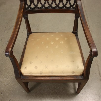 antigüedad, silla, sillas antiguas, silla antigua, silla italiana antigua, silla antigua, silla neoclásica, silla del siglo XIX, sillón y silla neoclásica