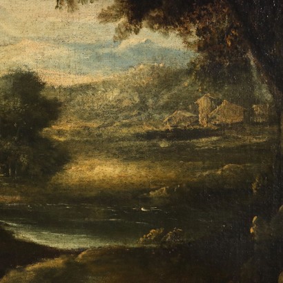 Countryside landscape with river