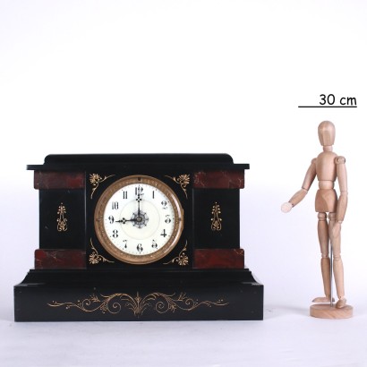 Countertop Clock Iron Europe XIX Century