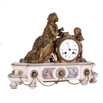 antigüedades, reloj, antigüedades de reloj, reloj antiguo, reloj antiguo italiano, reloj antiguo, reloj neoclásico, reloj del siglo XIX, reloj de péndulo, reloj de pared, reloj de pie