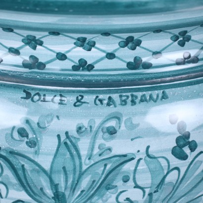 Dolce und Gabbana Cachepot-Vase Keramik Italien XX Jhd