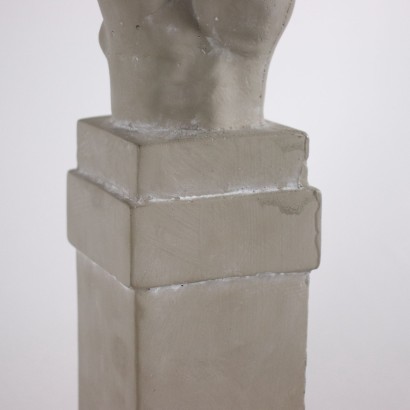 M. Cattelan Contemporary Sculpture Concrete Italy 2014