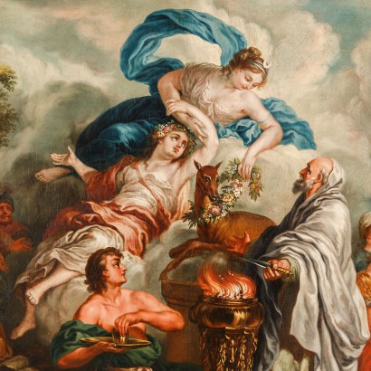 Oil on Canvas Mythological Subject Italy XVIII Century