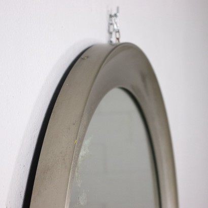Miroir Aluminium Italie Années 1960