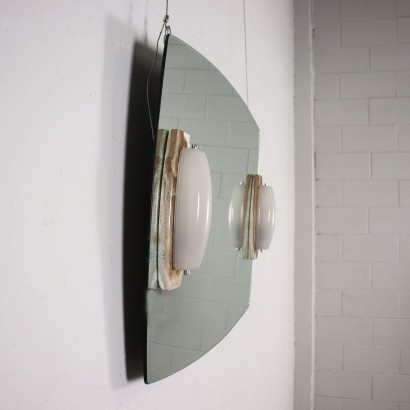 Wall Mirror Glass Italy 1960s-1970s