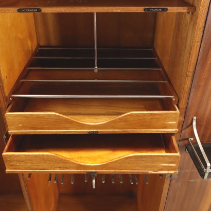 Compactom Wardrobe Cabinet Mahogany Uk 1950s-1960s