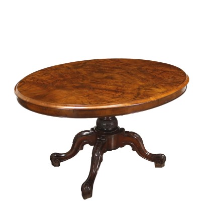 Louis Philippe Table Walnut Italy XIX Century