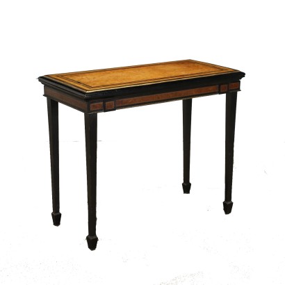 Neoclassical Style Game Table Elm Italy XX Century