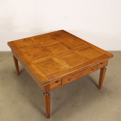 antiguo, mesa, mesa antigua, mesa antigua, mesa italiana antigua, mesa antigua, mesa neoclasica, mesa del siglo XIX, mesa Directorio extensible