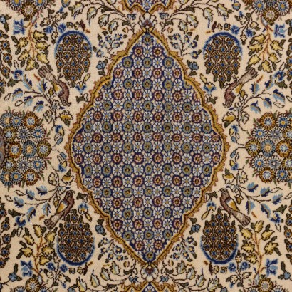 antiquariato, tappeto, antiquariato tappeti, tappeto antico, tappeto di antiquariato, tappeto neoclassico, tappeto del 900,Tappeto Kum - Iran ,Tappeto Cotone e Lana Persia