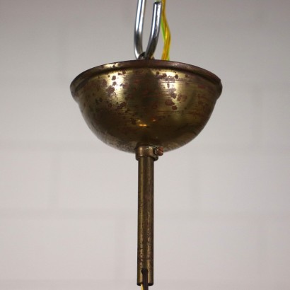 Ceiling Lamp Brass Italy 1960s