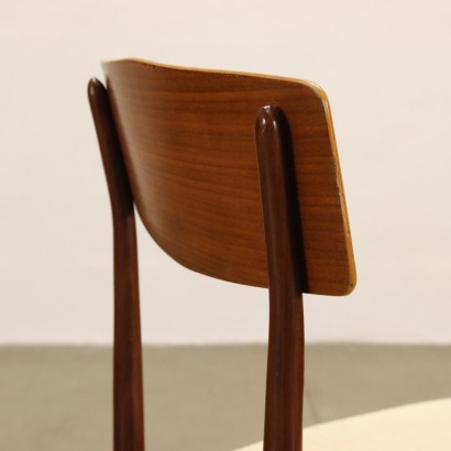 Group of 6 Chairs Mahogany Italy 1950s-1960s