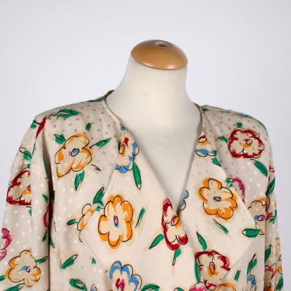 Ungaro Jacket Silk Size 14 France 1980s