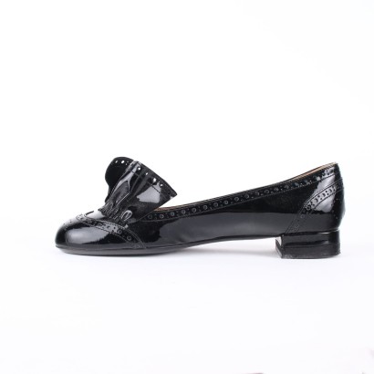 Miu Miu Ballet Flats Shoes Leather Size 4 Italy