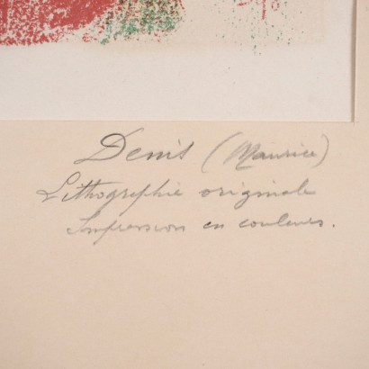 M. Denis Litographie sur Papier France 1911