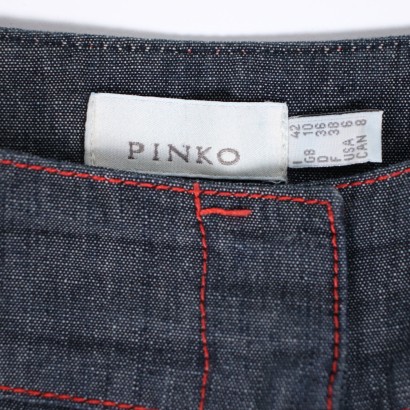 pinko, pantaloni, denim, pinko denim, secondhand pinko, secondhand, made in italy,Pantaloni Denim Pinko