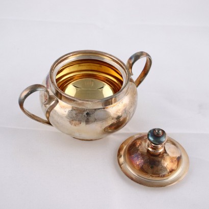 Pampaloni Silver Tea Set Italy XX Century